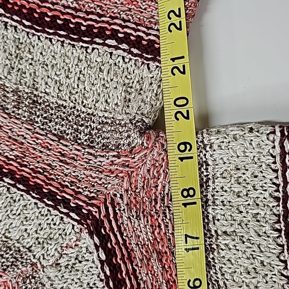 Westport heathered stripe sweater, fall colors. Size Medium - Picture 10 of 11